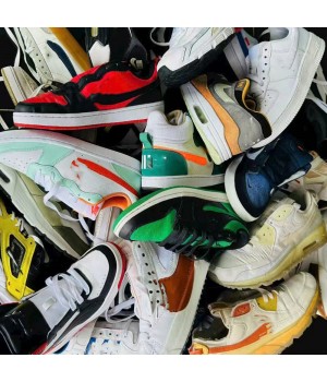 Used International Brand Running Leather Shoes AAA Grade Second Hand Sneaker for Men and Women By Pair