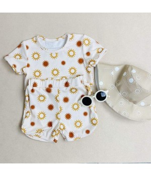Wholesale 100% Bamboo Viscose Newborn Baby Boys' Clothing Sets 0-3 Months