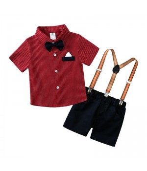 Wholesale primary kids clothing children boy clothes set kids boys clothing summer baby boy suit set