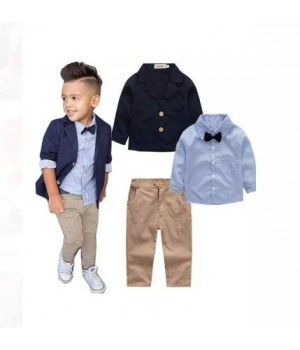 Cotton Woolen Boy's Casual Outfits for Autumn Season