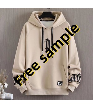 Free sample oversized heavyweight high quality 100% cotton luxury thick cotton quality men's hoodies