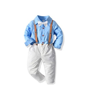 Boutique Kids' Long-Sleeve Cotton Clothing Sets for 2, 3, or 5-Year-Old Boys