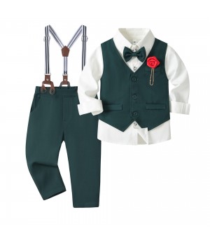Boys Spring Summer Casual Cotton Suit Cute Baby Boy Clothing Suit Christmas Dresses