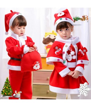 Christmas Children's Costumes Boys Girls Dress Up Clothes With Santa Suit Anime Animal Character Patterns for Adults Carnival
