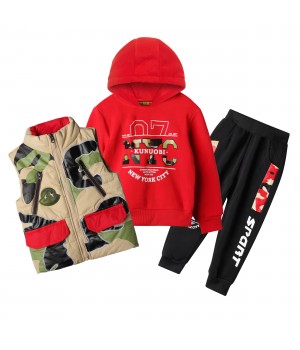 Boys Clothing Sets Kids Wear Boys Sport Pants Three-Piece Suit Winter Cloth Children Clothing Sets