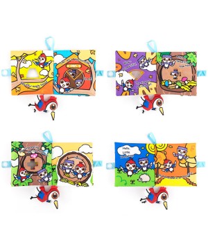 Jollybaby Fabric 3D Touch and Feel Soft Cloth Book for Newborn Baby Boys and Girls PP Bag Unisex Colorful Geometric Shape CN;GUA