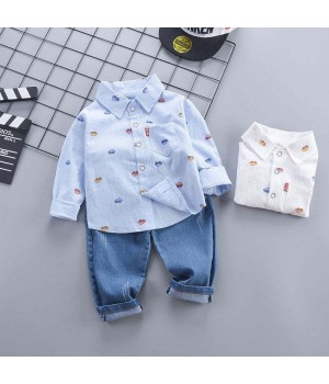 Hot Sale 0-5 Years Autumn Toddler Boys Gentlemen Suits Long Sleeve Baby Boy Clothing Set