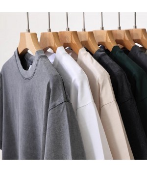 MASSGARMENT High Quality Heavyweight 100% Cotton Oversized Men T Shirt