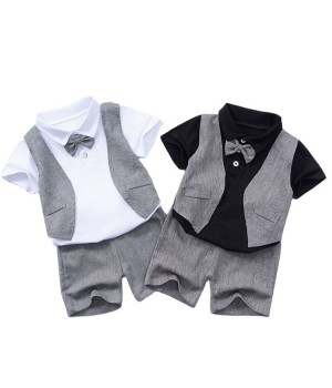 Boys Clothing Sets Baby Boy Clothing Set Children Shirts And Shorts Pants Gentle men Boys Summer Clothing Kids Sets