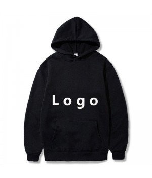 YKH Plus Size Men's Hoodie Sweatshirt Black Pullover Waterproof Puff Technique Winter Style Printed Fabric Hoodies