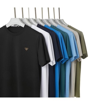 Oem Custom Logo Color Embroidery 100% Cotton T Shirt High Performance Heavyweight Men'S T-Shirts