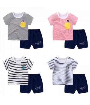 Wholesale Comfortable Baby Boys Clothing Sets Baby Clothes Sets Unisex Boys Kids Clothing Sets
