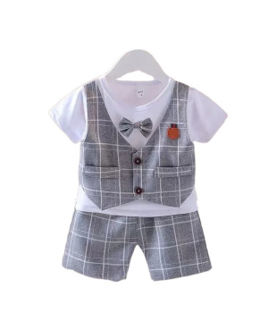 Custom High Quality Children's Boutique Clothing Boy Clothes Set Kids Clothes