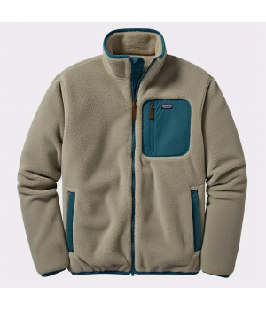 Men's winter coat fleece jacket solid color pockets fleece zip up jacket factory customized sherpa fleece jacket