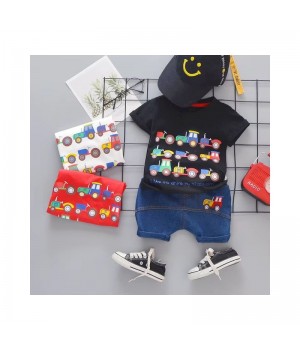Handsome And Fashionable Boy's Suit Lightweight Clothes For Baby Boy Soft 2 Pieces Children's Clothing