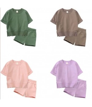 Casual Cotton Boys Clothing Toddler Boys Clothes T shirt And Shorts Sets Wholesale For Kids